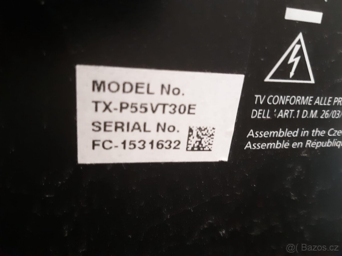 Panasonic Tx-p55vt30e - 3