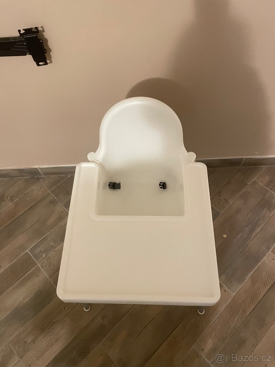 Ikea Antilop vysoká židle s podnosem + Langur sedák - 3