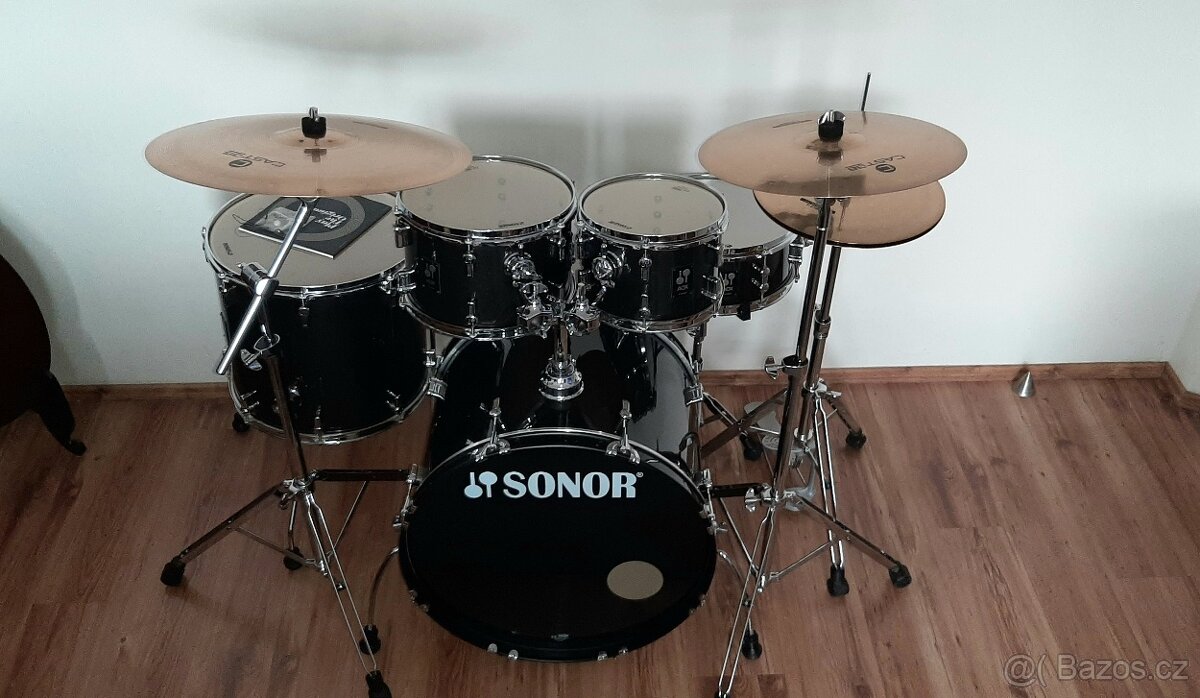 Prodám bicí Sonor AQX stage- komplet, zár.2roky - 3