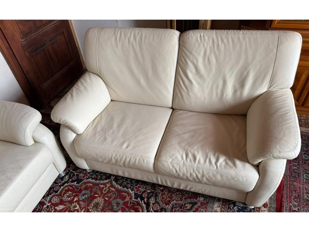 Moderní kožená sedací souprava 3+2, 3338 - 3