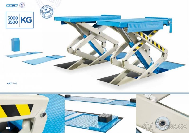 Nůžkový zvedák OMCN 703 3000kg - 3