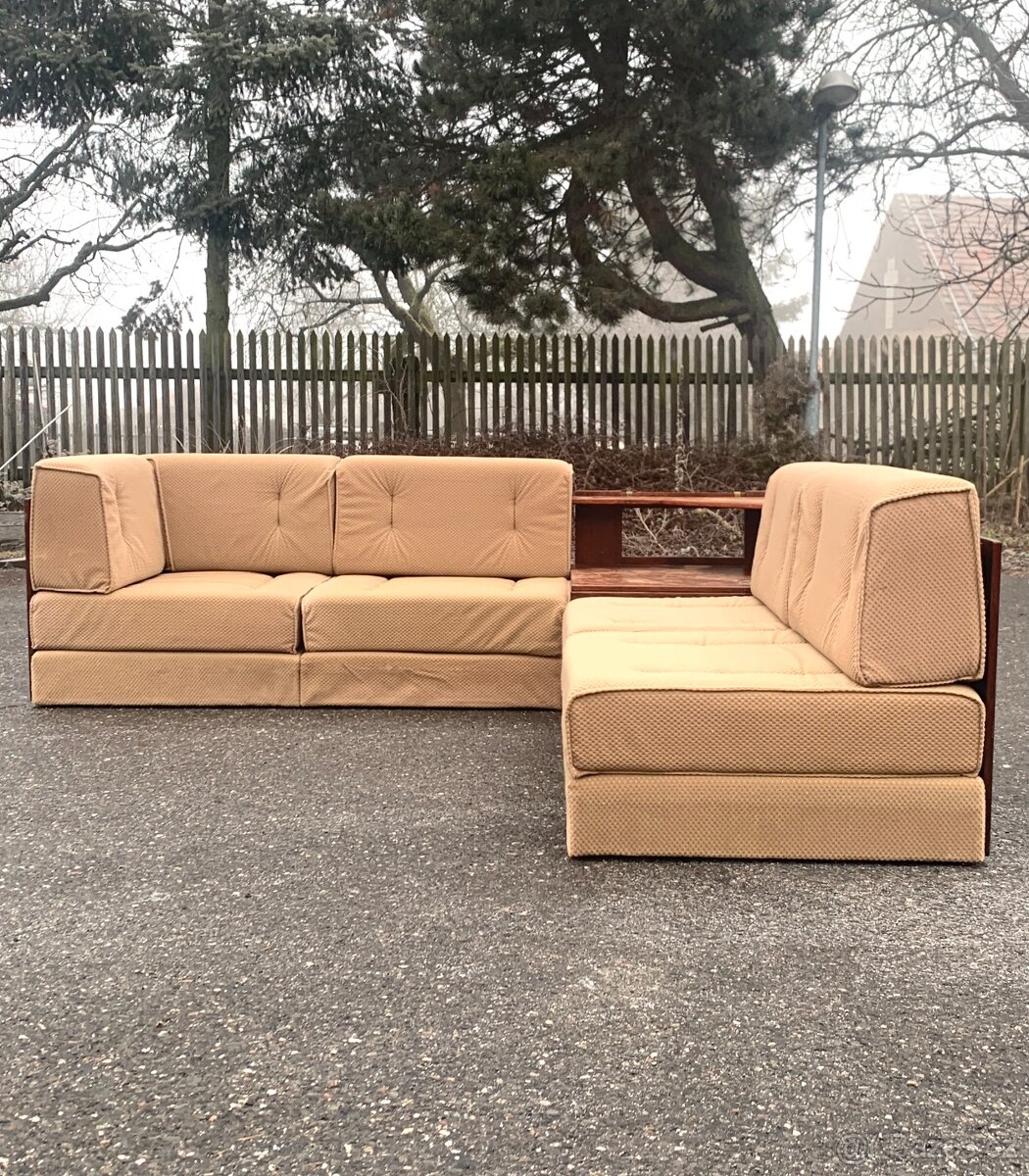 Retro pohovka Dřevotvar 60. léta - 3