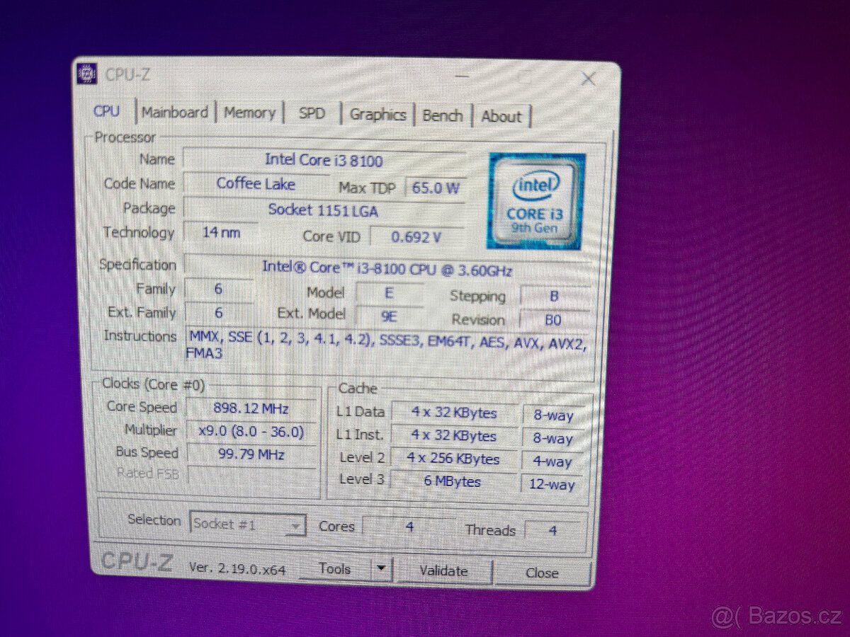 HP Prodesk i3 (8gen), ssd, tichý, malý.... - 3