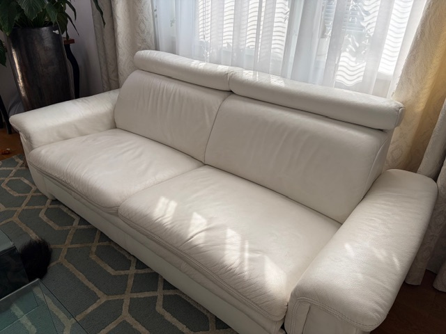 Kožený rozkládací gauč - 3