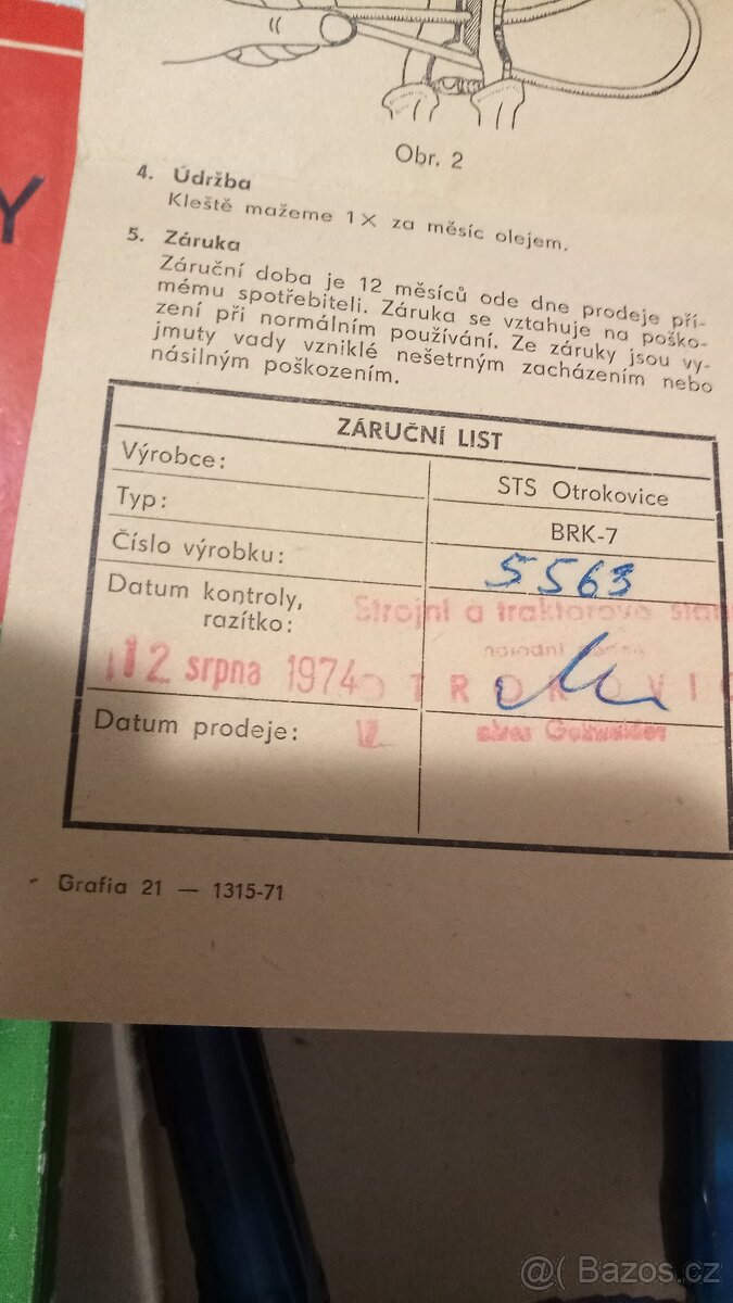 Rozbuškové kleště - 3