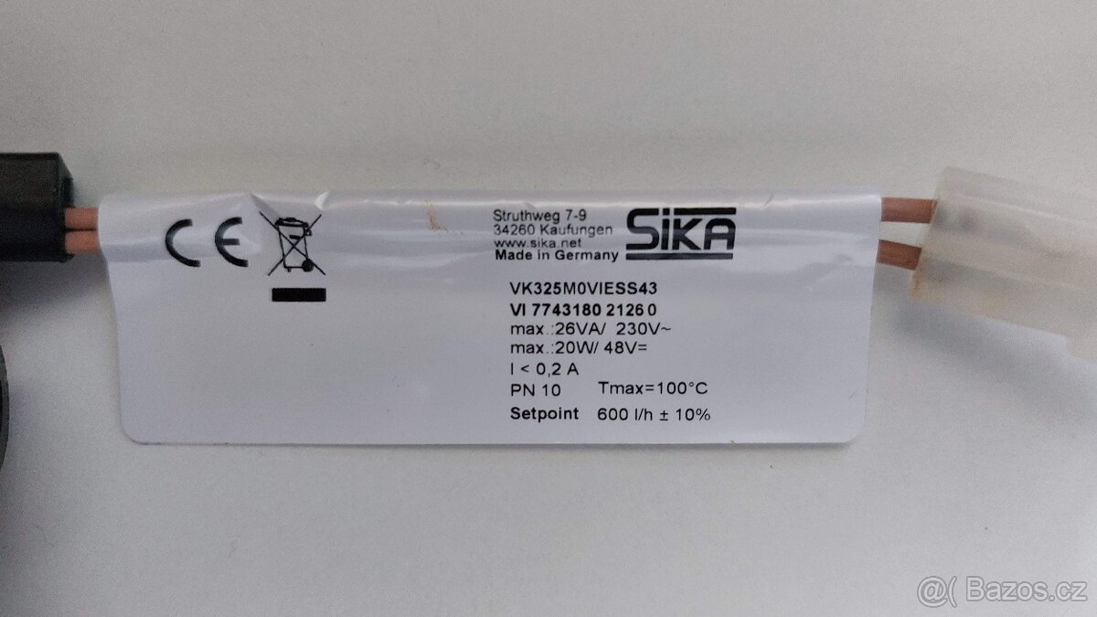Průtokový spínač typ 325 M 600 Viessmann - 3