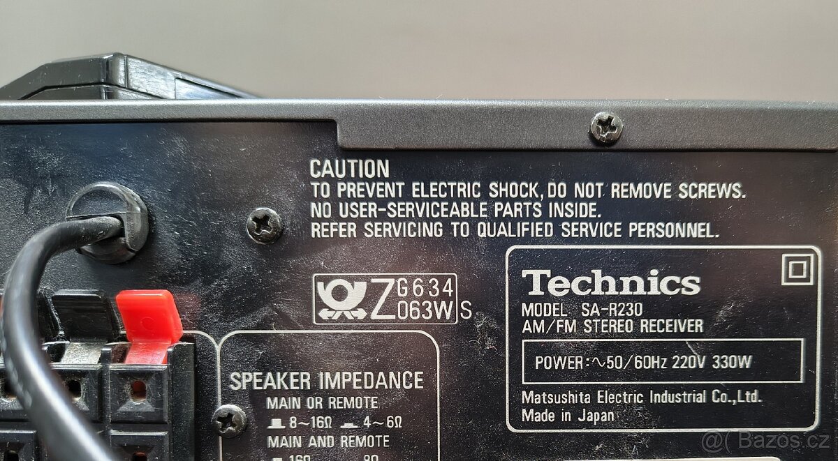 Receiver Technics SA-R 230 - 3