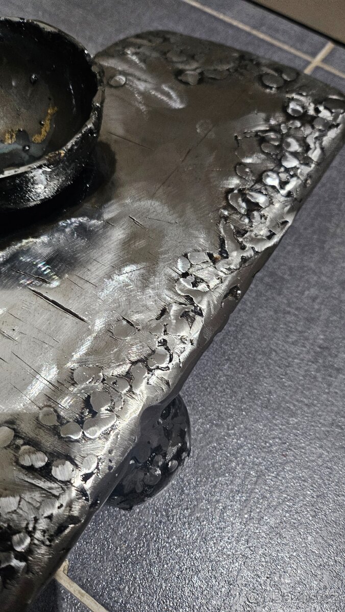 Zakazkovy vanocni adventní věnec svicen kov darek investice - 3