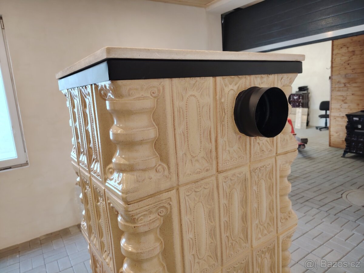 Kachlová kamna krbová Elena písková - 3