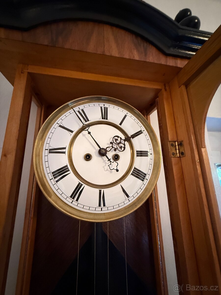 Starožitné hodiny Gebrüder Resch – plně funkční, originál ⭐️ - 3