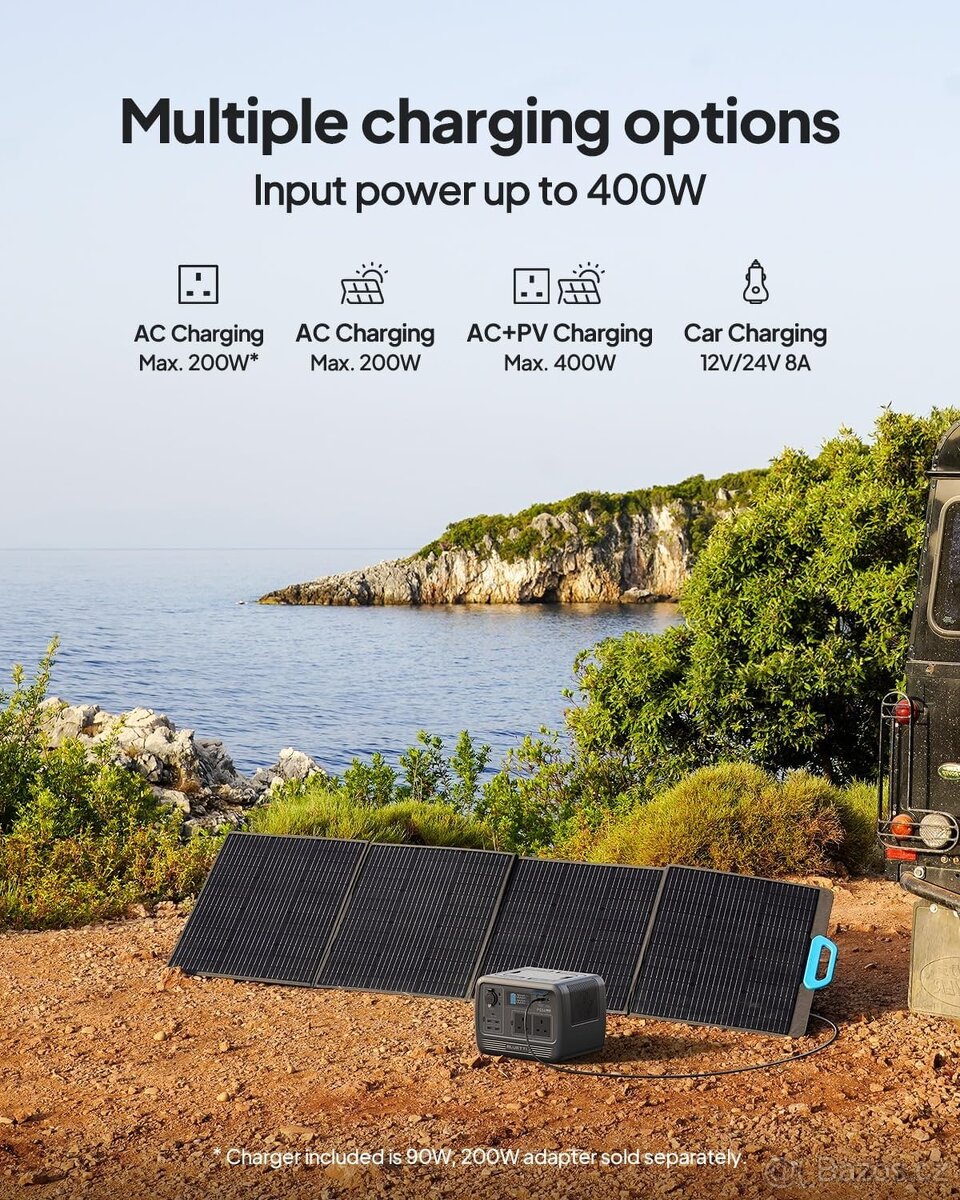 Nabíjecí stanice Bluetti PS54 - 537Wh, 700W - 3