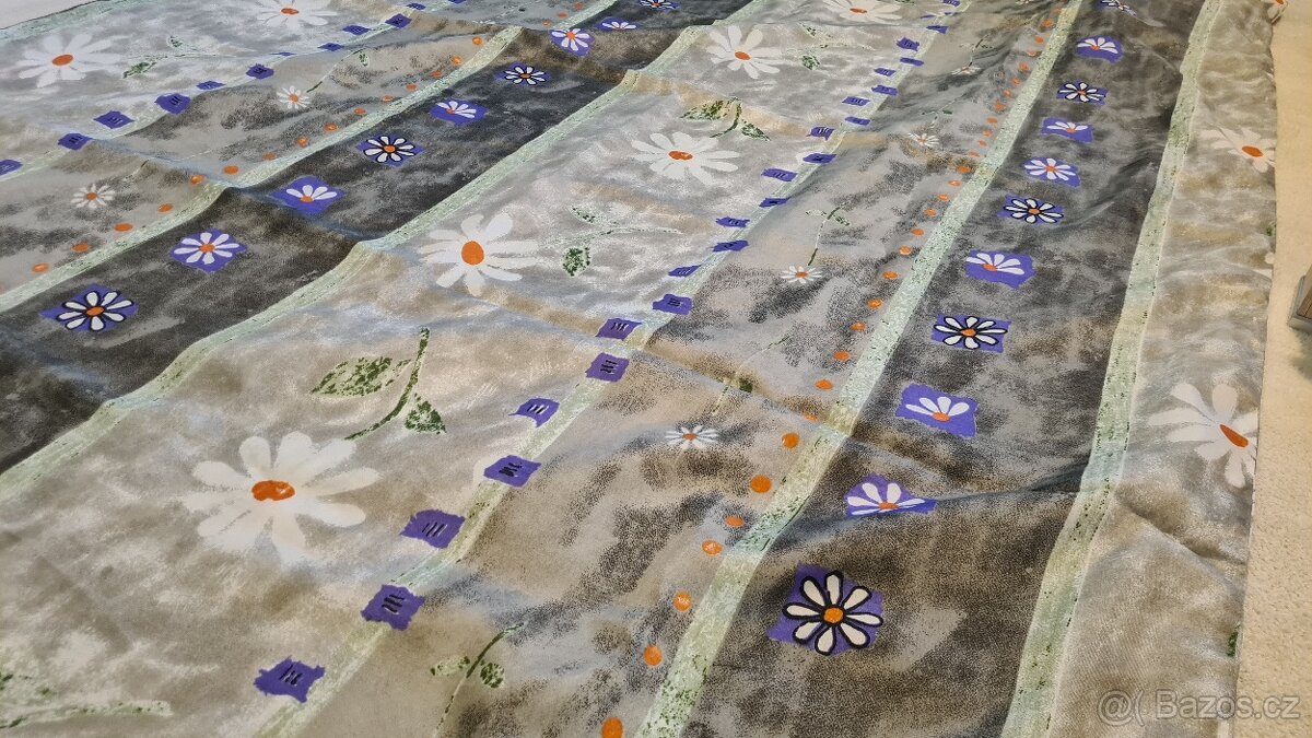 Šedé povlečení saténové - 3