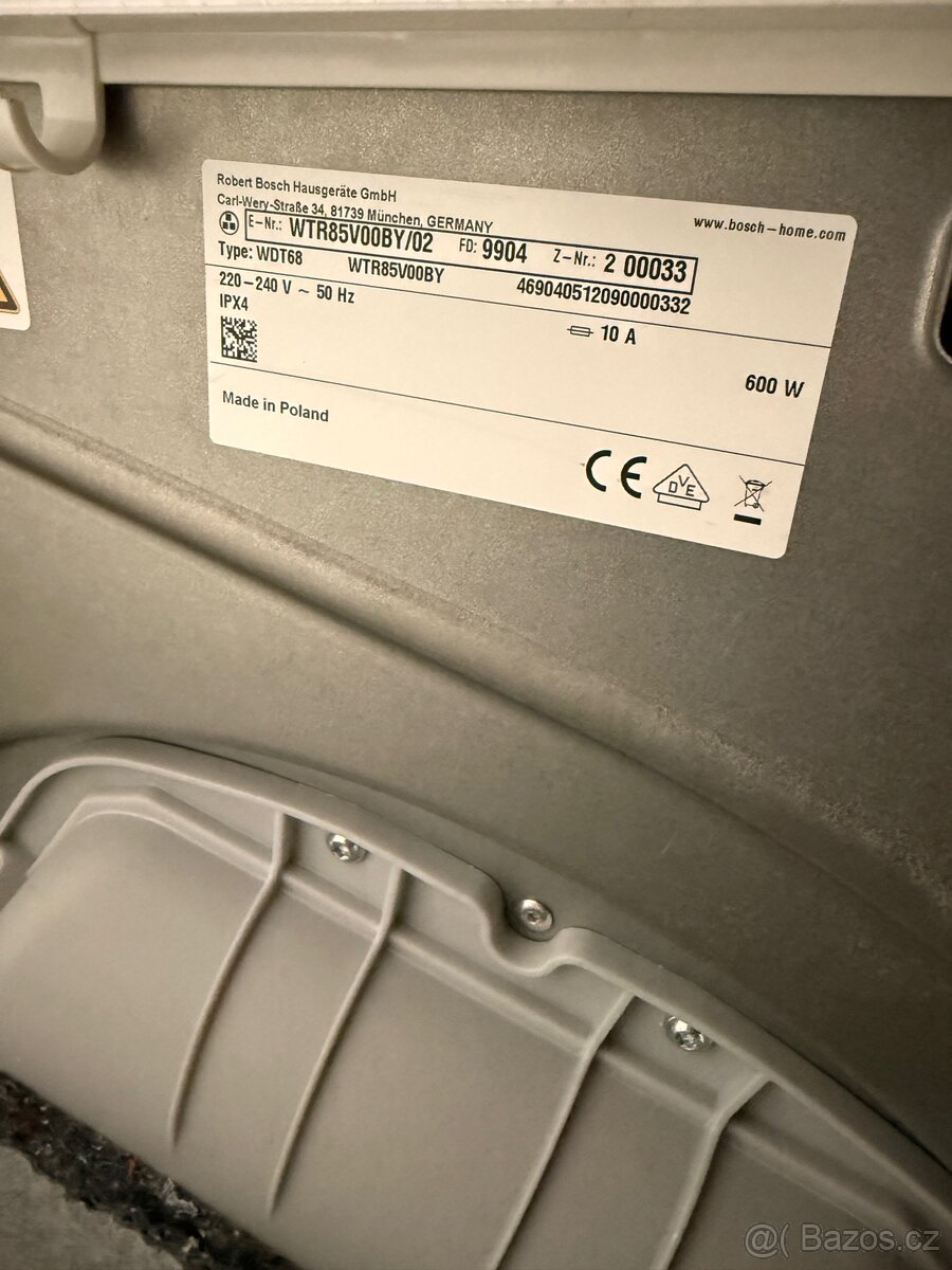 Sušička Bosch WTR85V00BY/02 - 3