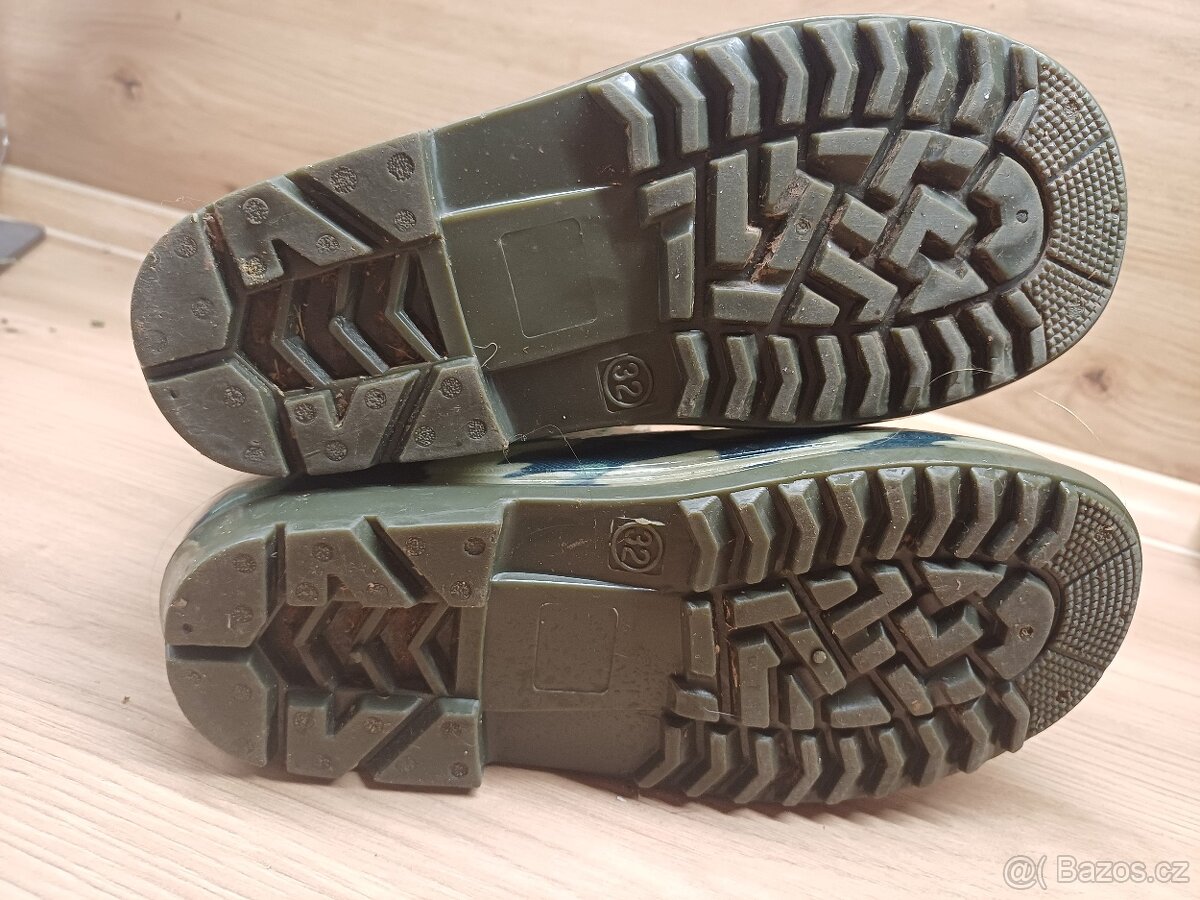 Gumáky, holínky, velikost 32 - 3