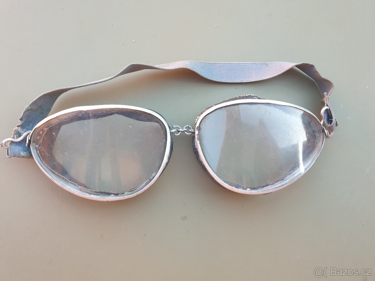 Prodám použité moto retro brýle - 3