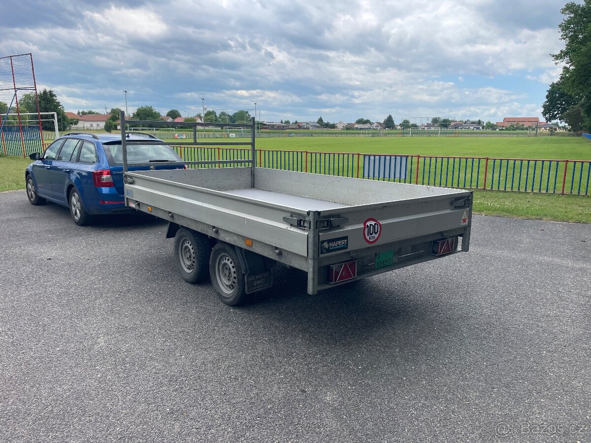 Bržděný přívěs HAPERT 180x335, 2000 kg, nová stk, rok 2017 - 3