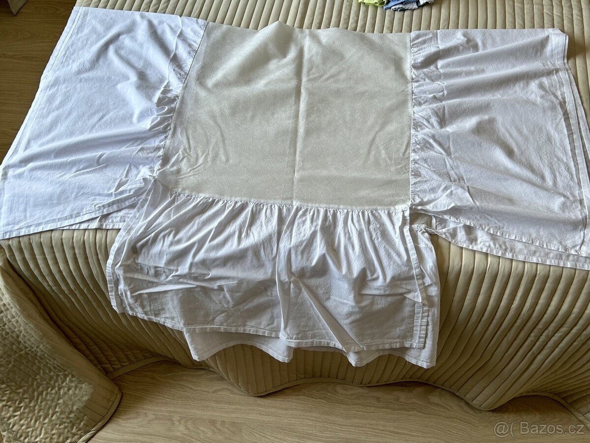 Bavlněný volán do dětské postýlky - 3