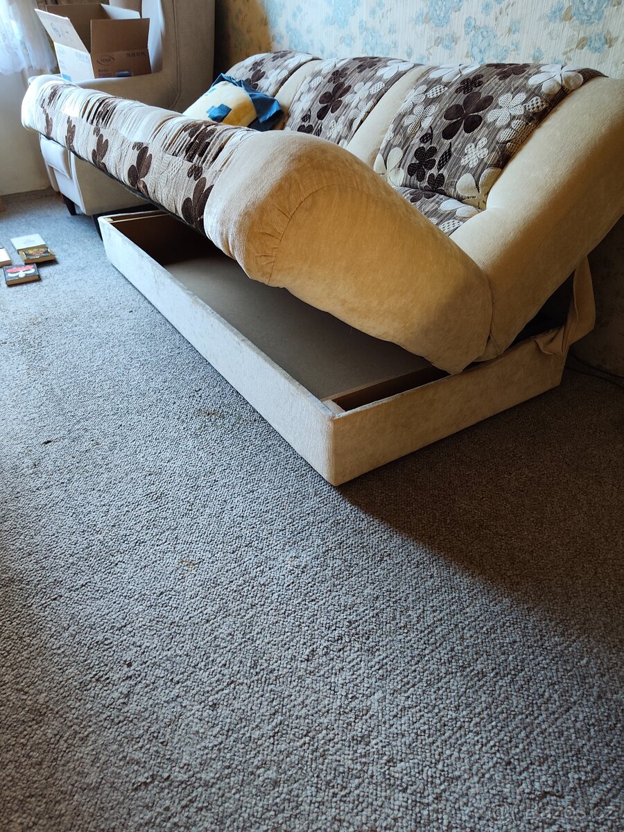 Rozkládací gauč + křeslo - 3