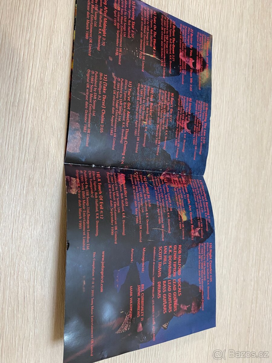 JUDAS PRIEST: SINGLE CUTS, Kompilace 2011, JEWEL CASE - 3