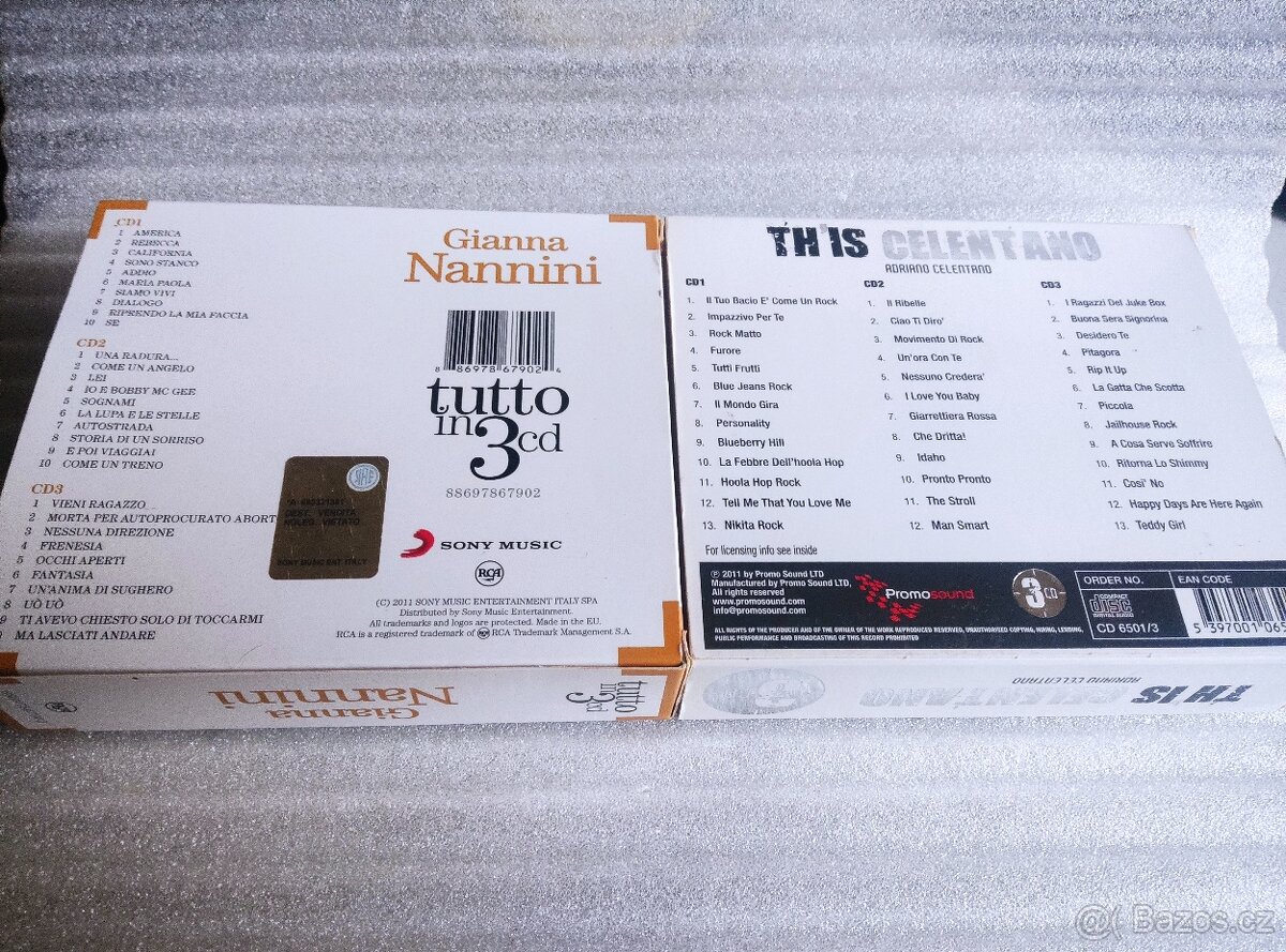 Cd - Itálie - Gianna Nannini , Celentano - 3