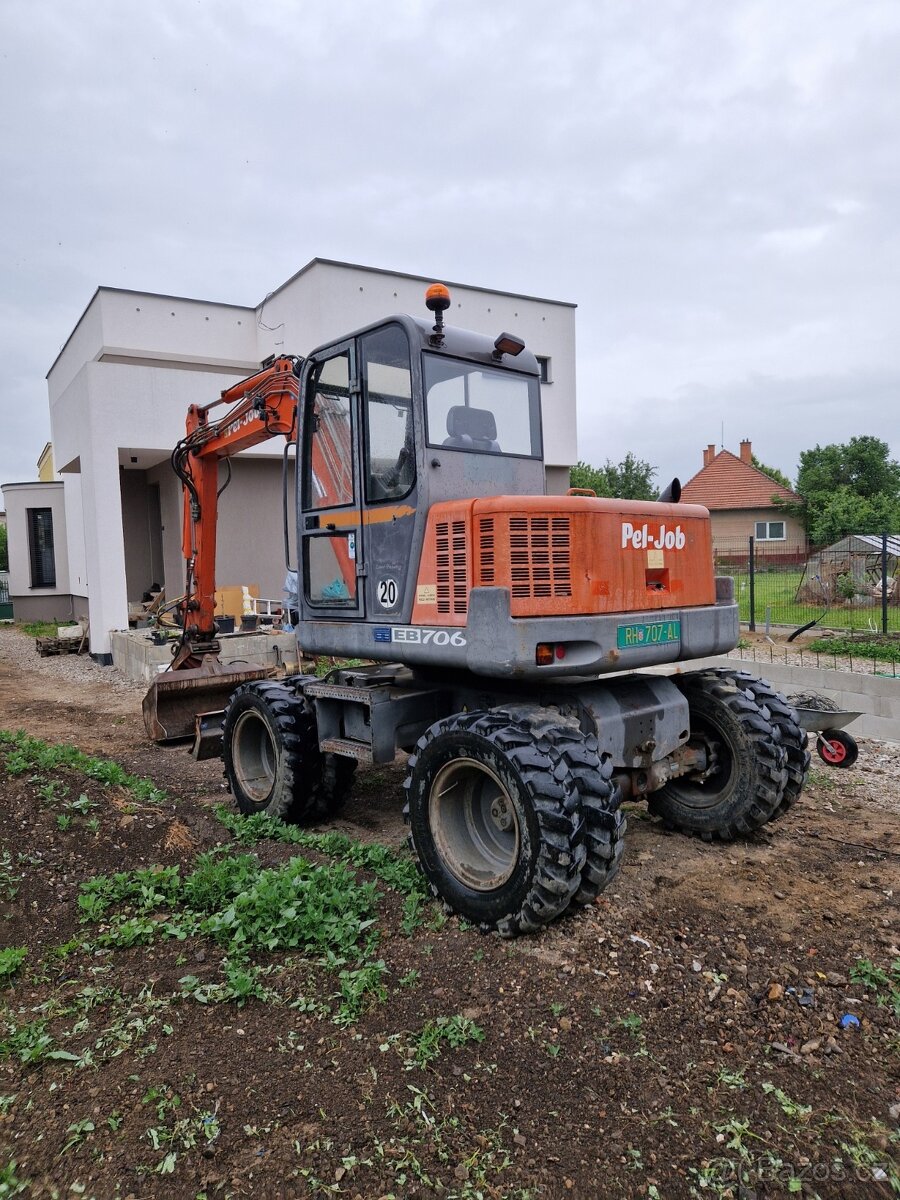 Kolový bagr Pel-Job EB706P (později Volvo EW70) odpočet DPH - 3