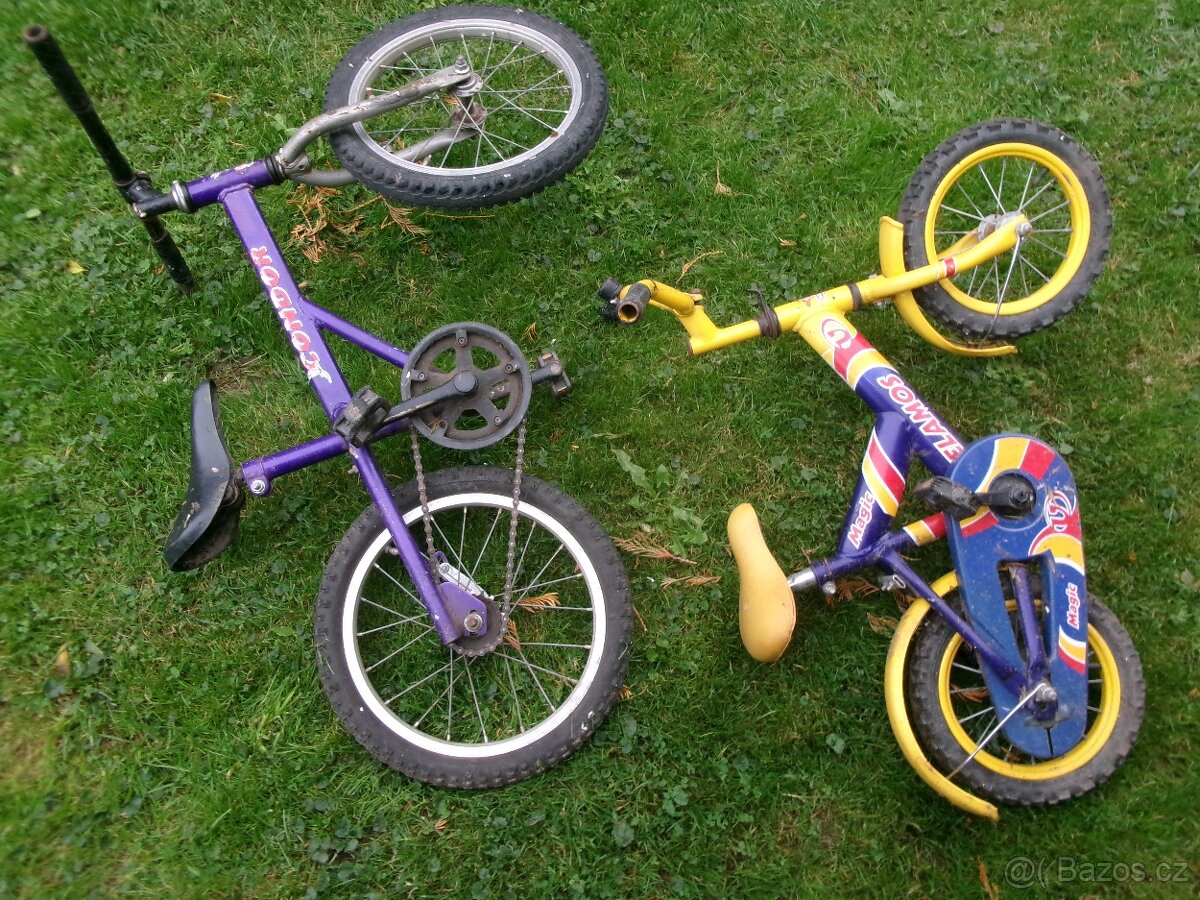 vyprodám jízdní kola z garáže: zn.Favorit a další, dětská, j - 3