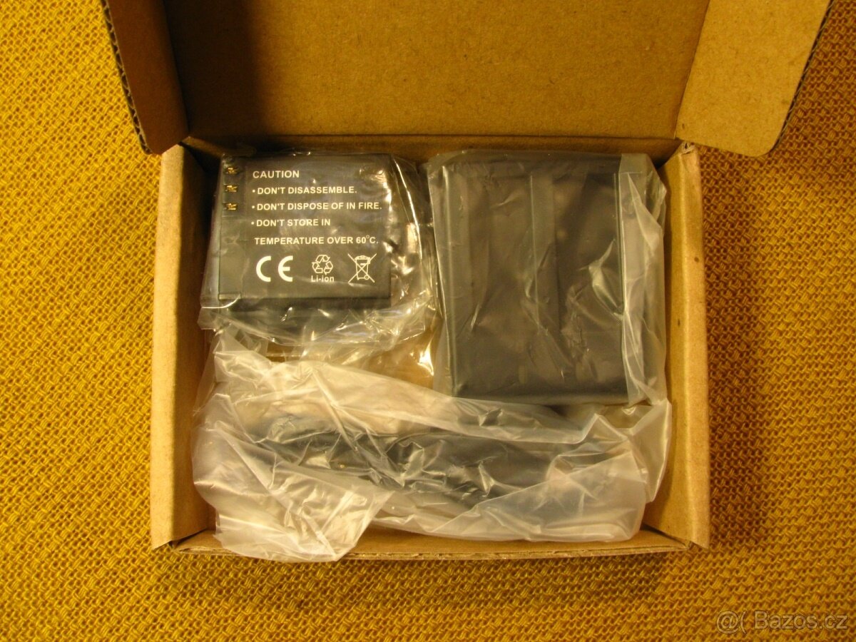 Nabiječka + 2 x Baterie akční sportovní kamera ACTION CAMERA - 3