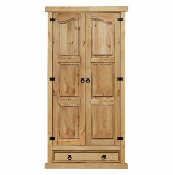 Dřevěná skříň 2dveřová CORONA vosk 162820 - 3