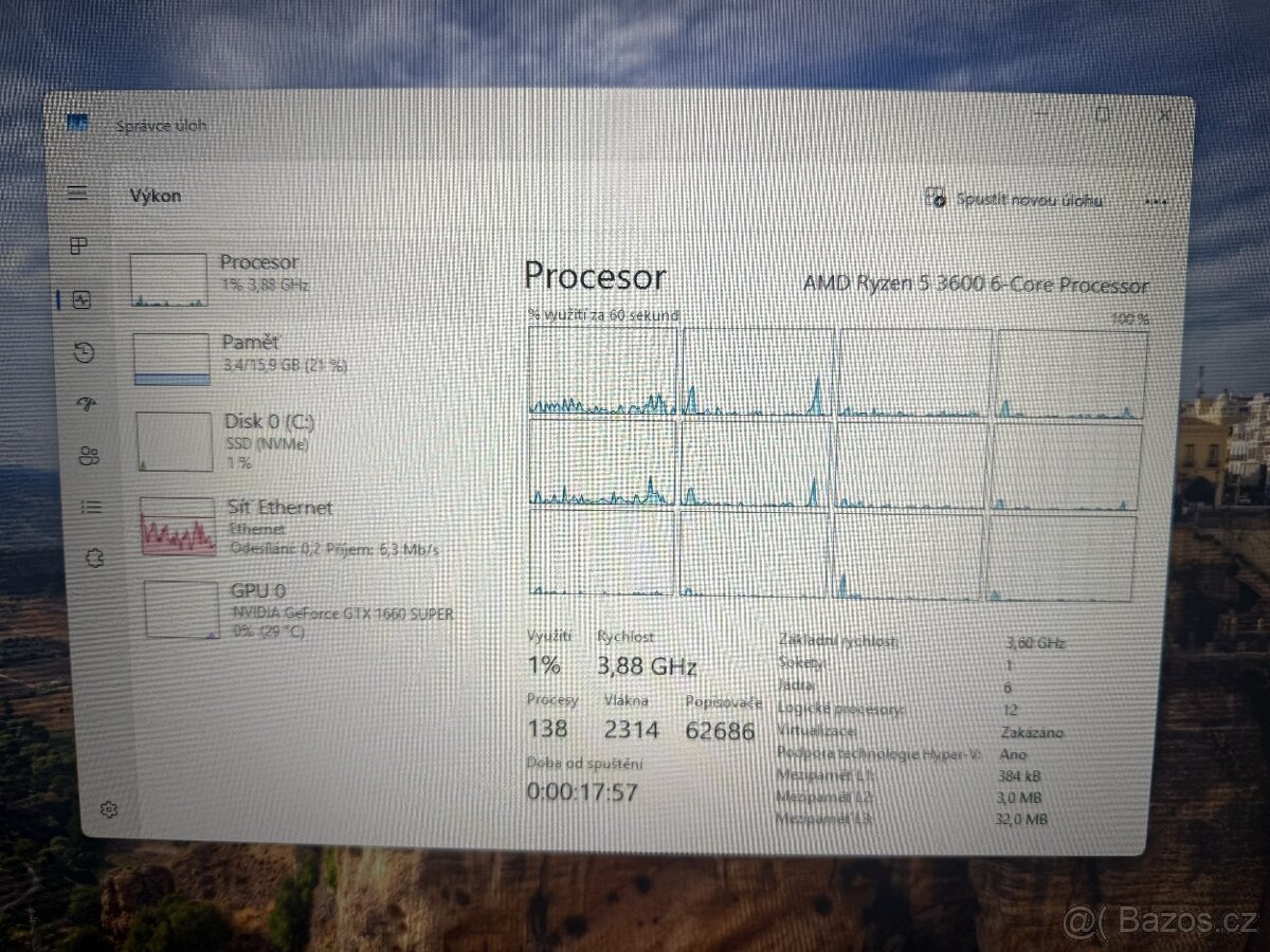Herní PC | Ryzen 5 3600, GTX 1660 Super, 16GB, 1TB SSD - 3