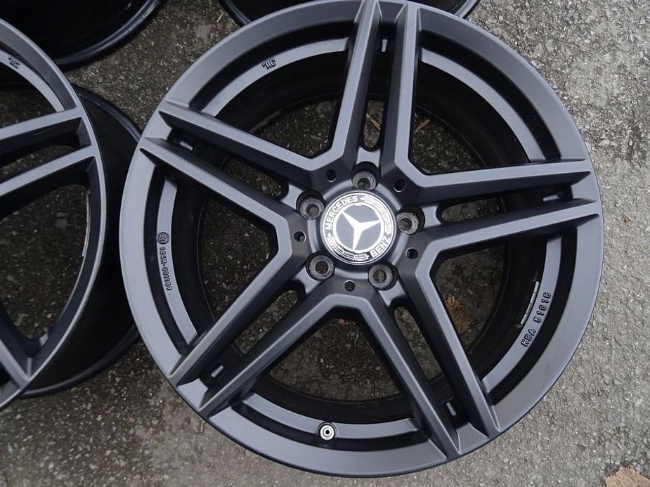 Alu disky černé Mercedes GLC, 18", 5x112, ET 38, šířka 8J - 3