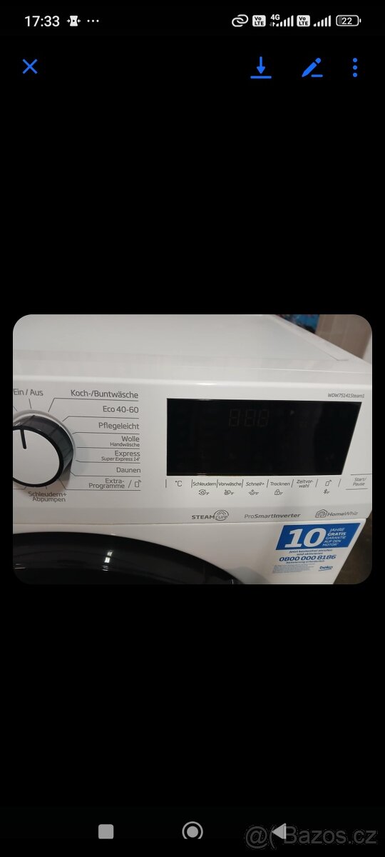 Pračka se sušičkou Beko - 3