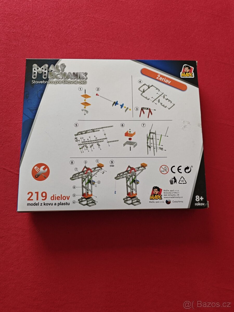 Malý mechanik stavebnice Jeřáb - 99Kč - 3
