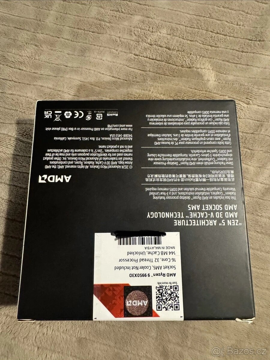 AMD Ryzen 9 9950X3D/NOVÝ - 3