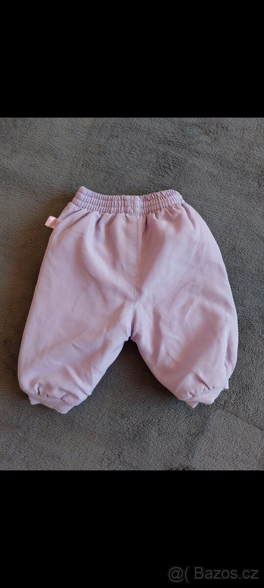 Dětské zateplené kalhoty 56 - 3