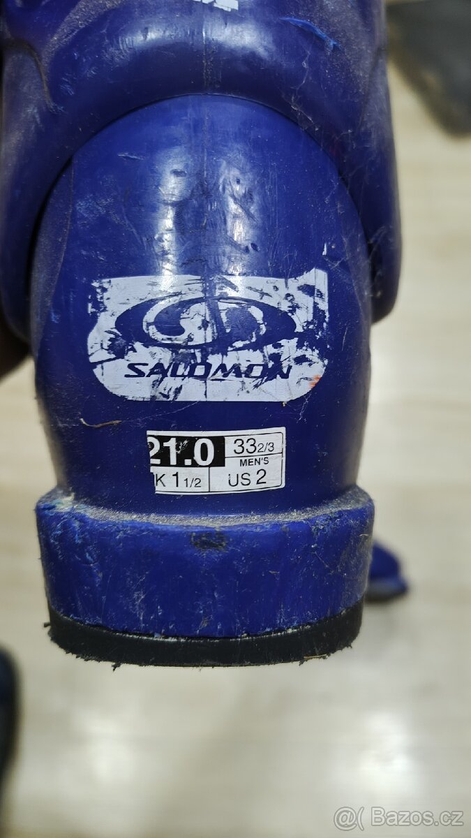 Dětské lyžáky Salomon 33 ⅔ 21 cm - 3