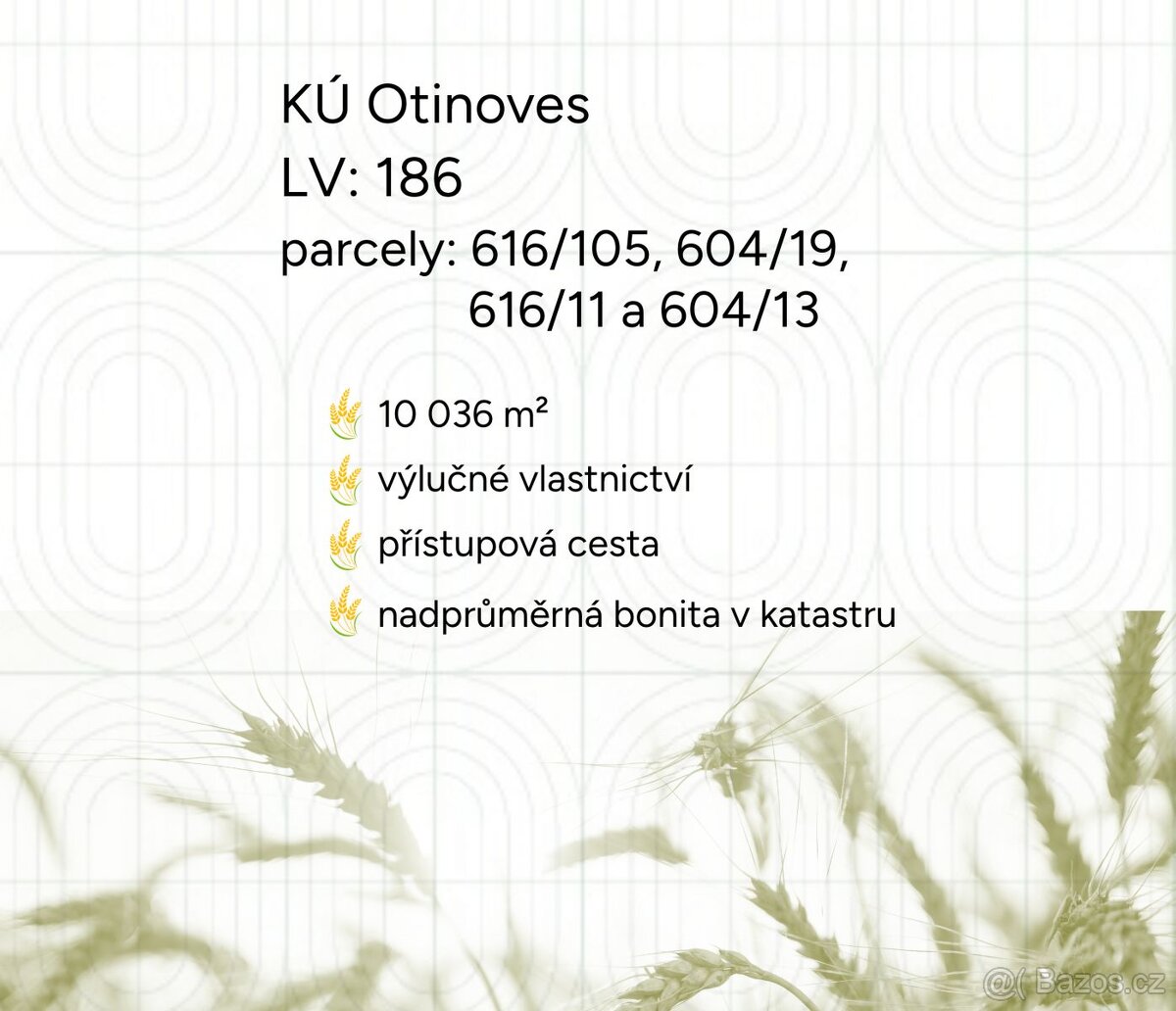 Zemědělská půda, prodej, Otinoves, Prostějov - 3