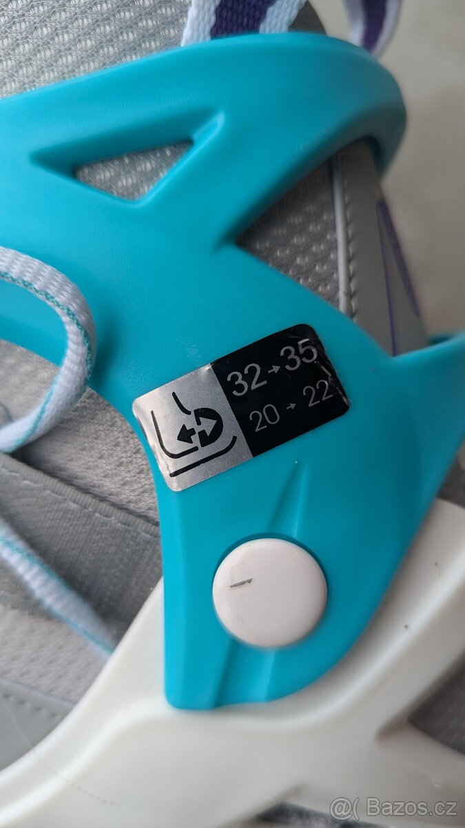 Rostoucí brusle dívčí 32-35 - 3