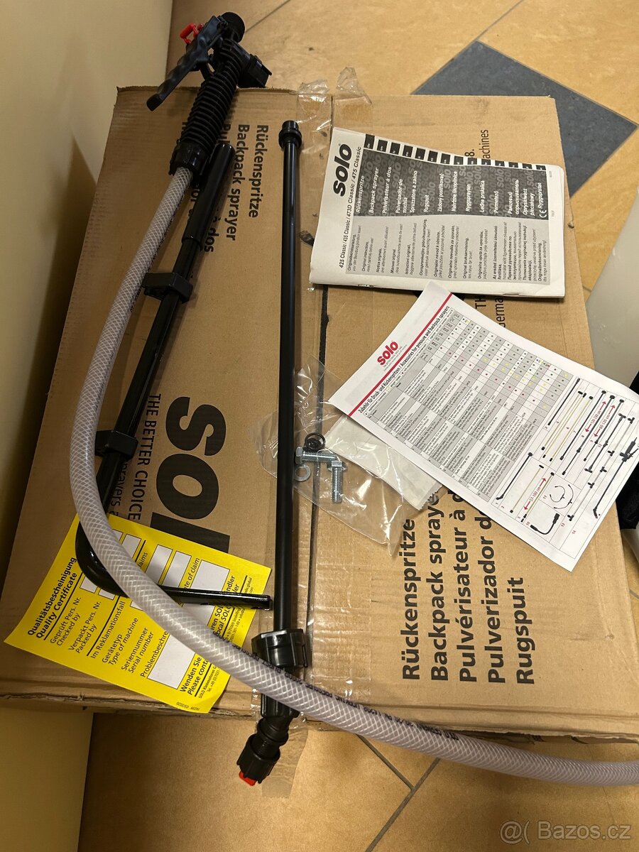 zádový postřikovač Solo 435 Classic 20l - 3