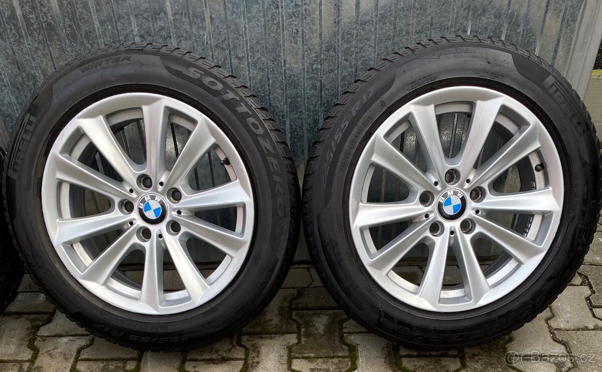 Alu zimní pneu BMW 5 typ E60, E61, 225/55 R17, 5x120 - 3