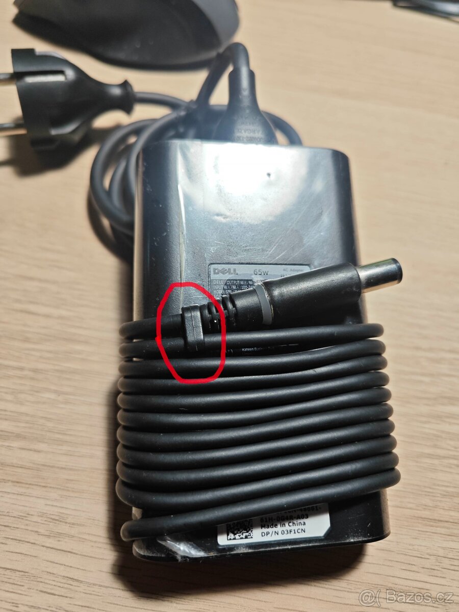 Cestovní originál adapter Dell k laptopu 3PIN 65W - 3