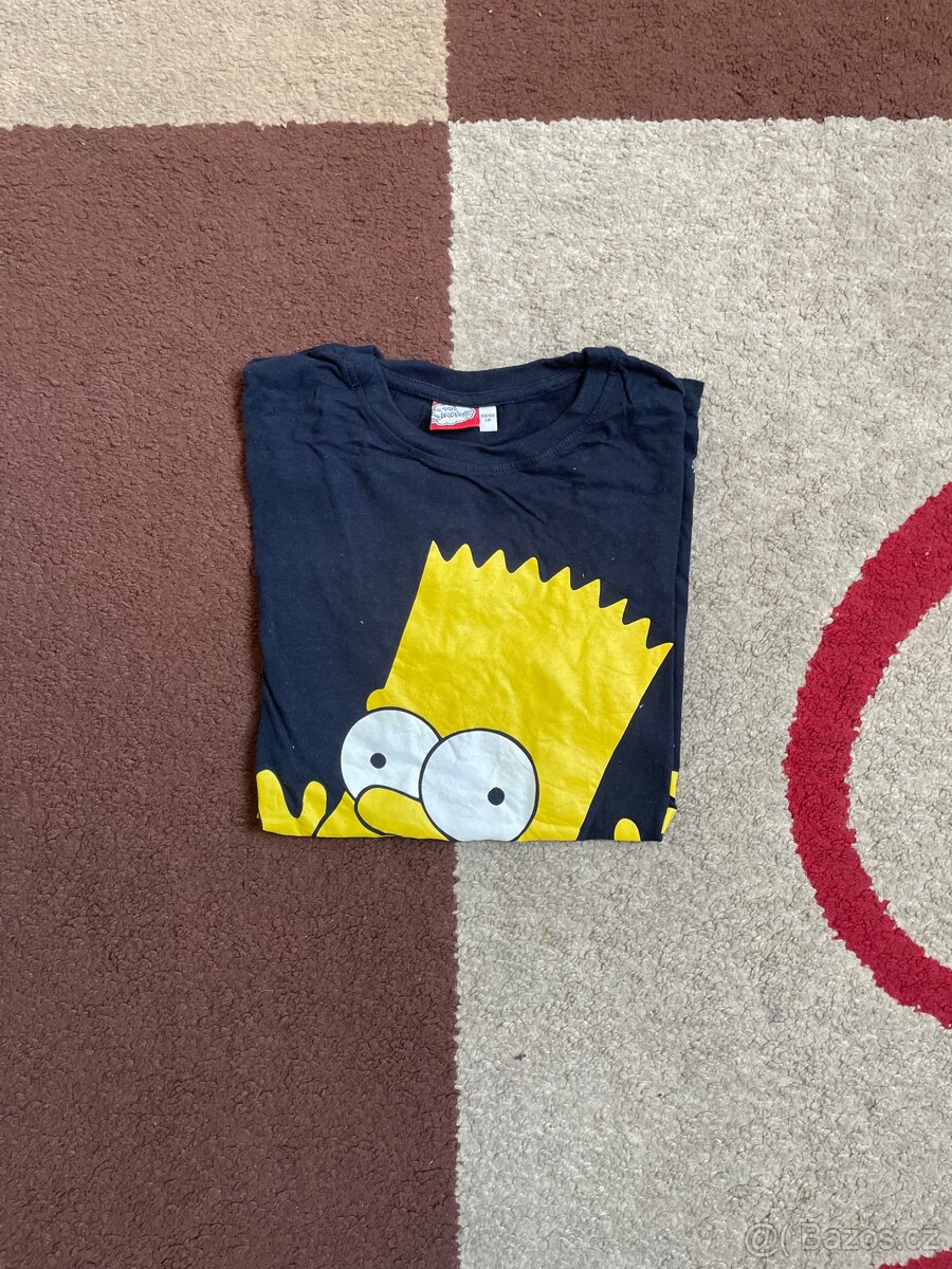 Tmavě modré The Simpsons tričko 158/164 - 3
