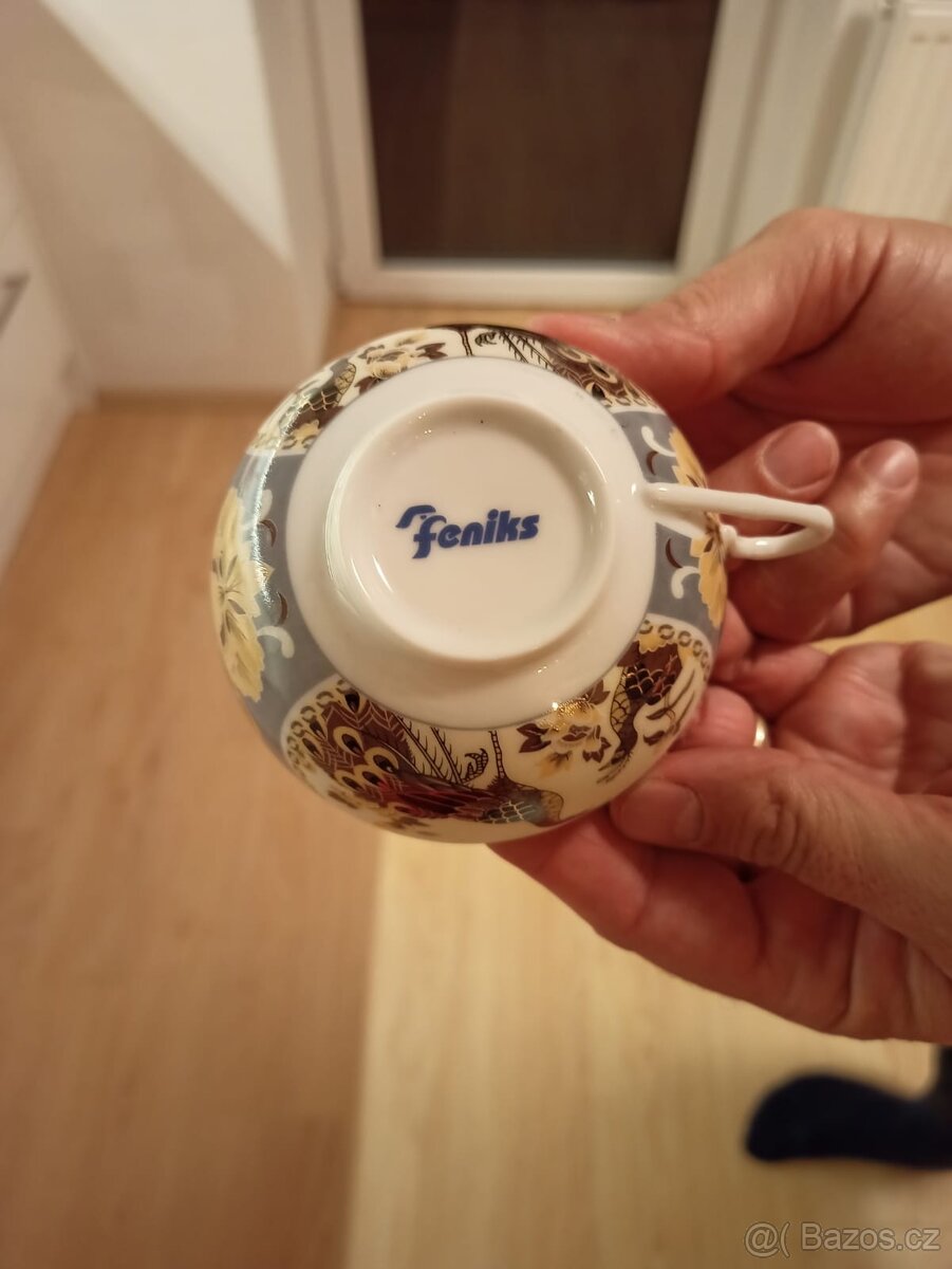 sada porcelánových šálků s podšálky Feniks - 3