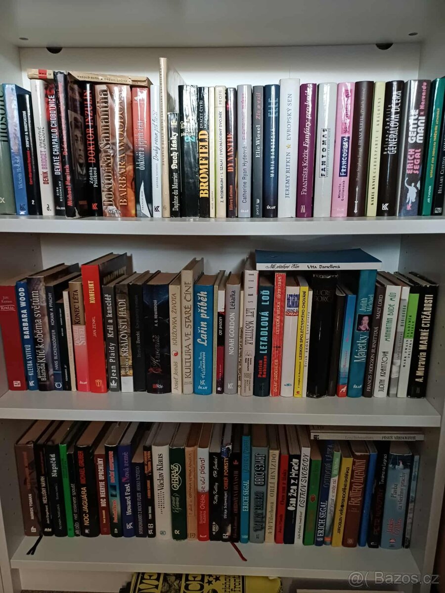 Knihy - různé žánry 25,-/ks - 3