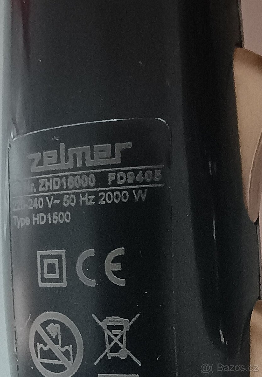 Fén Zelmer 2000W - 3