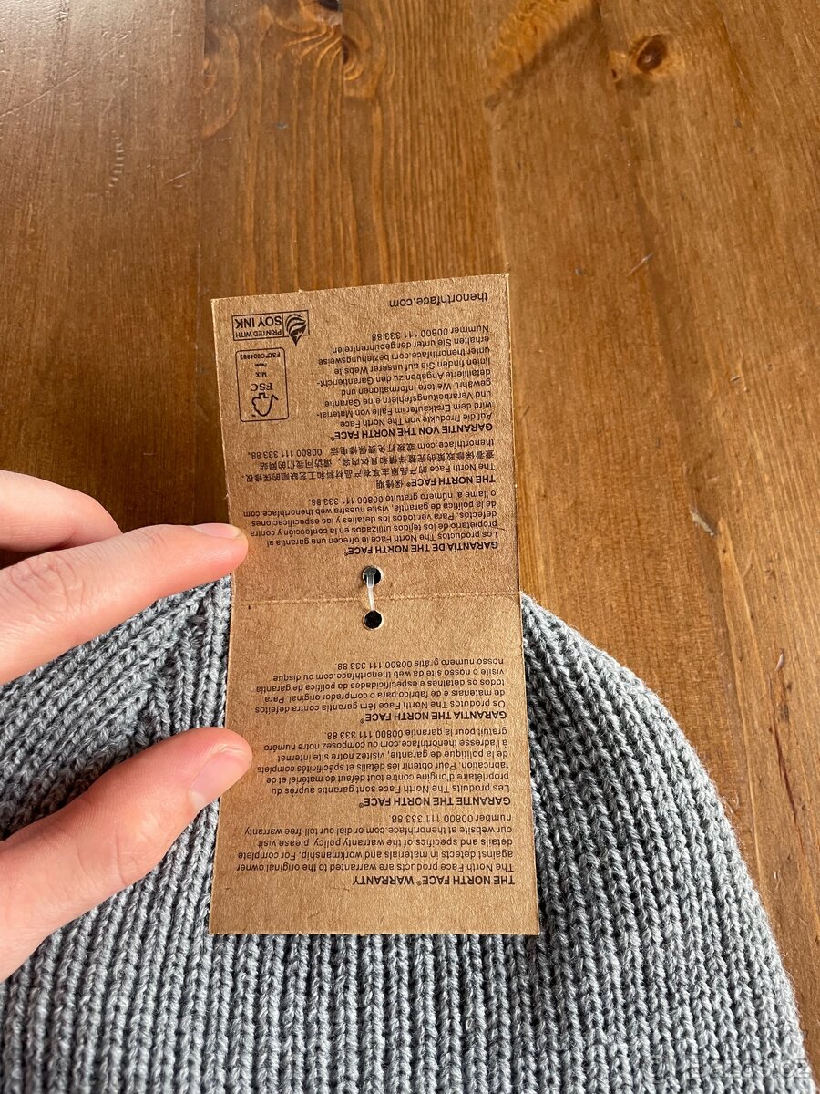 The North Face čepice - šedá - 3