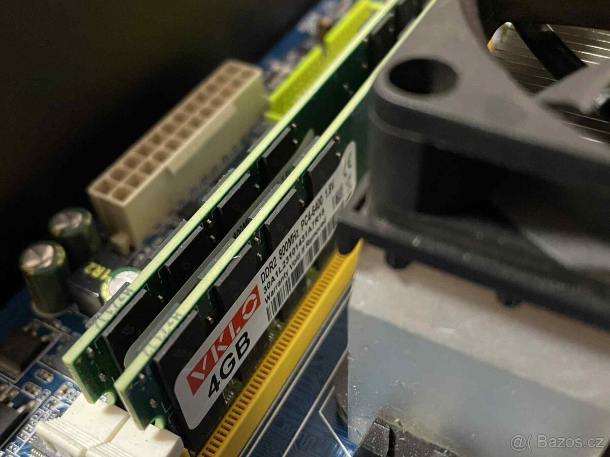 AMD II X2 + DESKA + 8GB DDR2 2X4GB + Chladič - 3