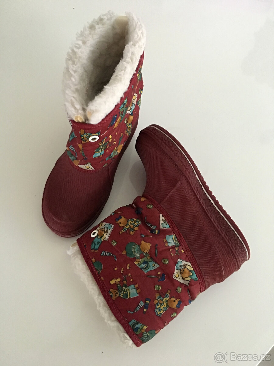 Dětské sněhule/galoše, vel. 29 - 30 - 3