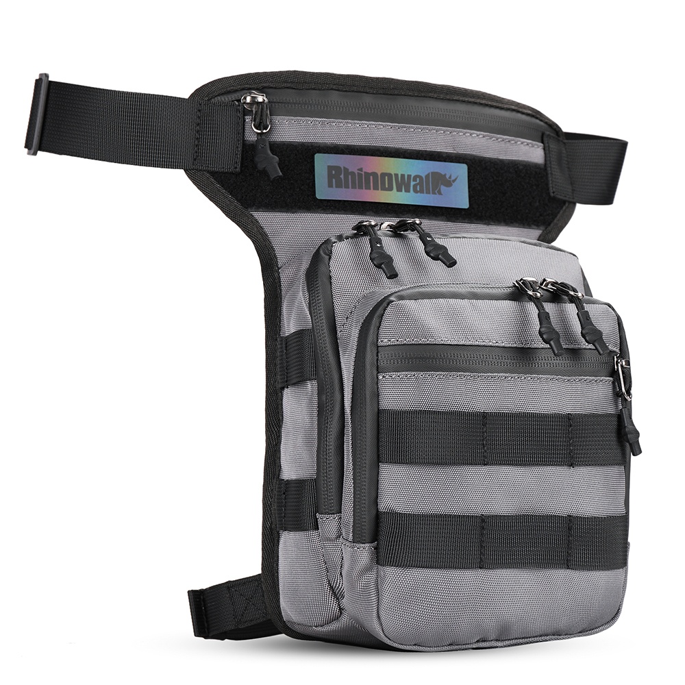 Rhinowalk brašna na nohu MT102 - šedá - 3