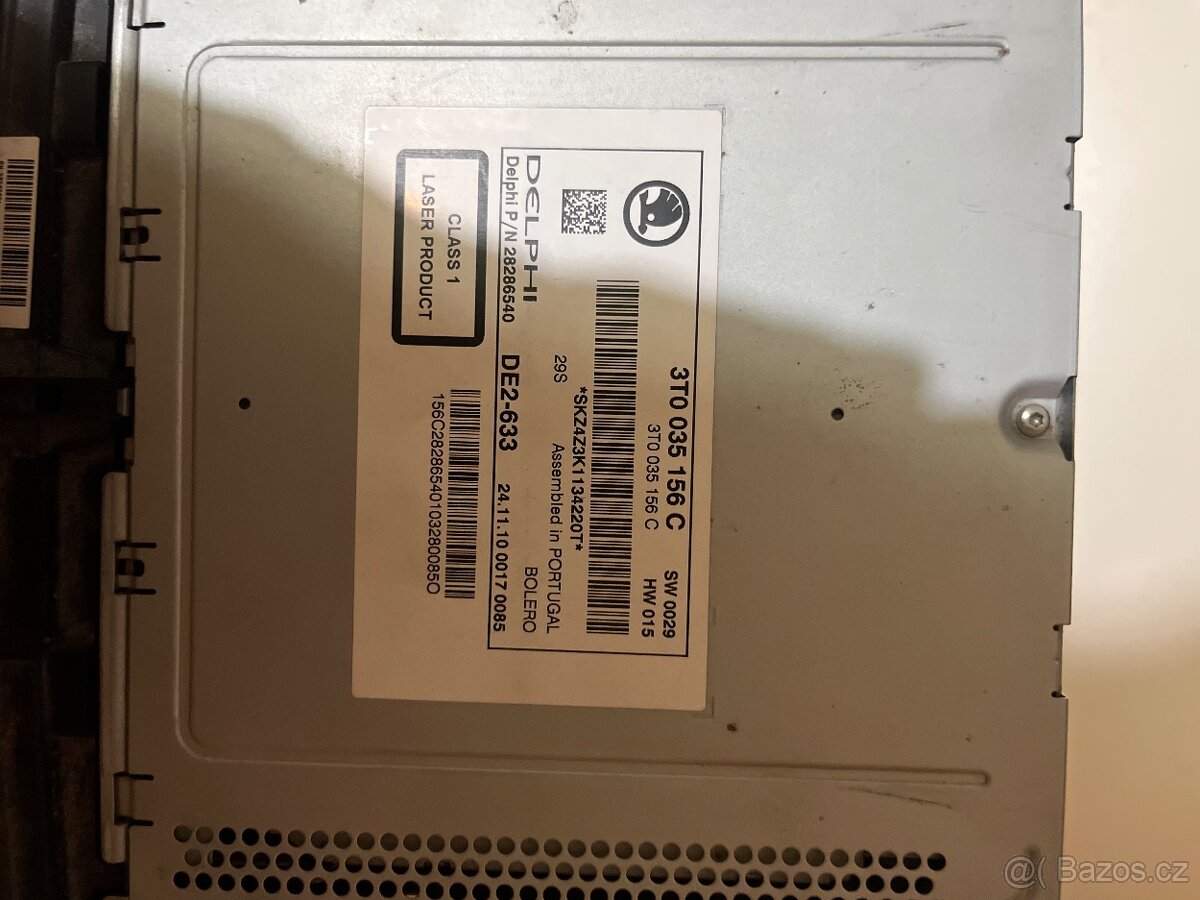 Autorádio Škoda bolero - 3