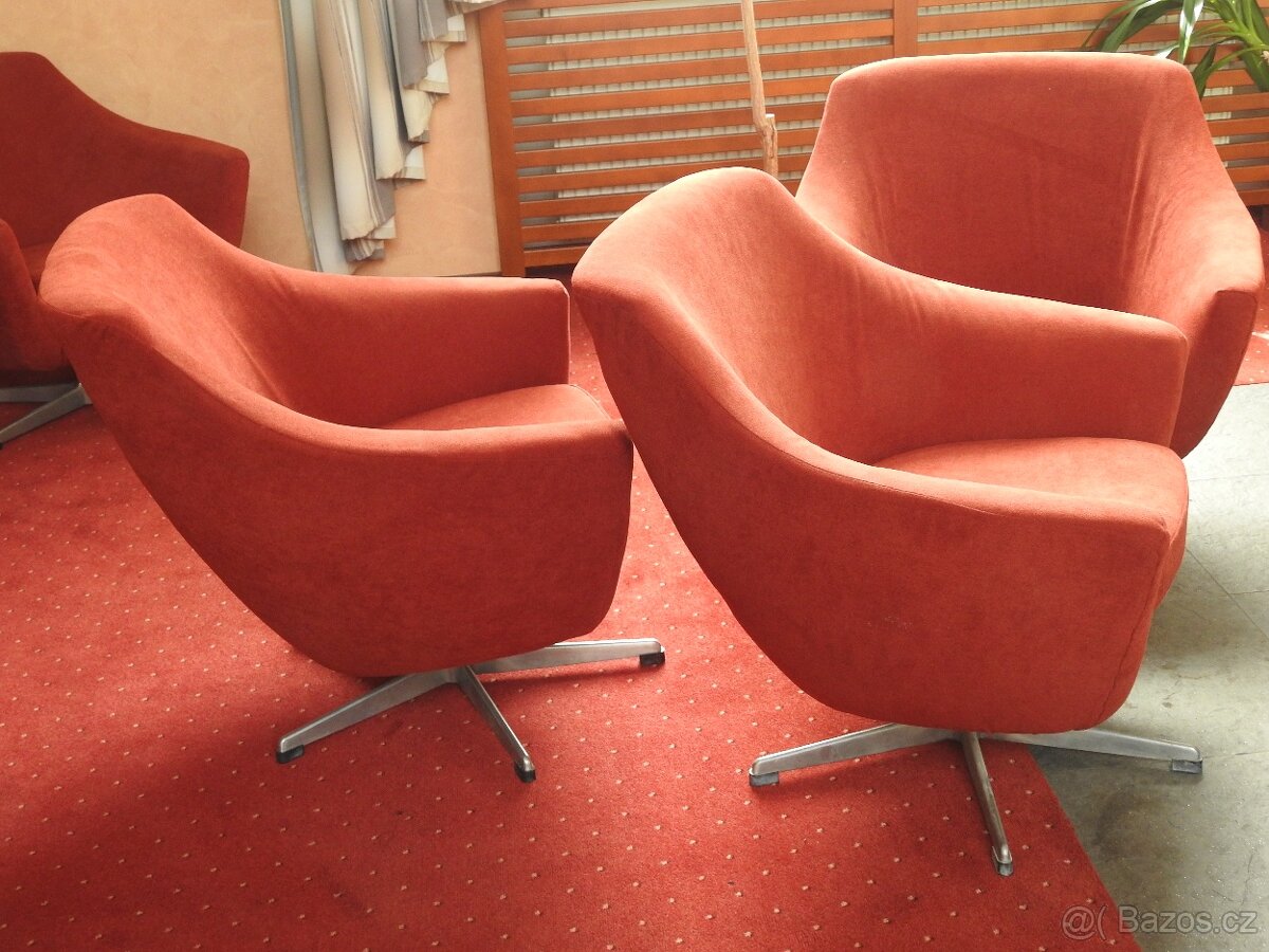 Prodám secesní křesla ( 60 léta ) v perfektním stavu - 3